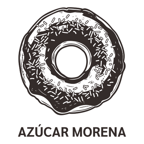 Logos para negocios de donas para un negocio de donas llamado "Azúcar Morena".