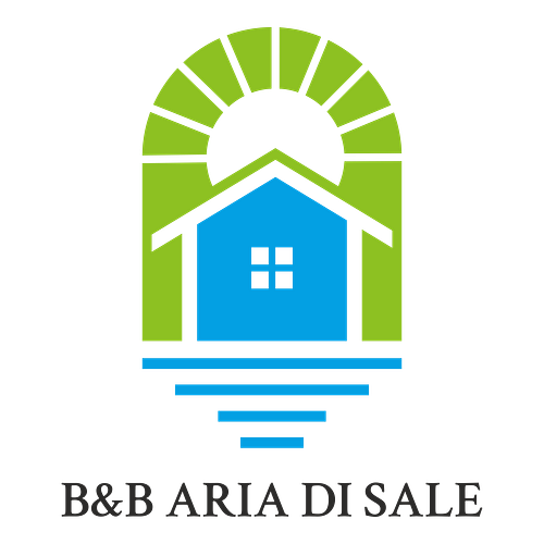 Un logo per un bed and breakfast che si chiama B&B Aria di Sale.