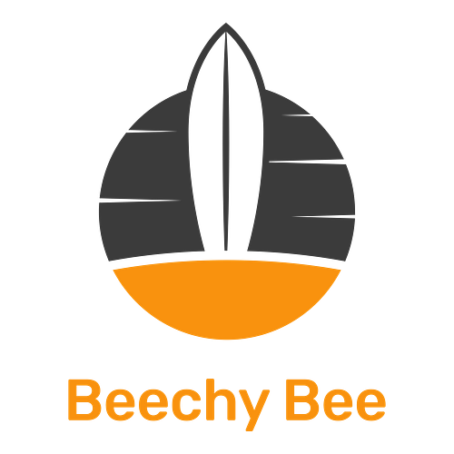 Cute logo for a business called Beechy Bee.