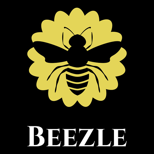 Cute logo for a business called Beezle.
