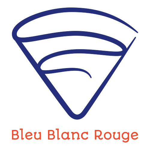 French logo for a business called Bleu Blanc Rouge.