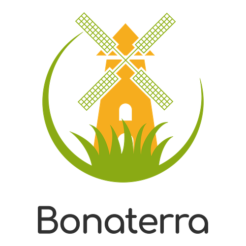 Logotipo para uma empresa agrícola chamada Bonaterra.