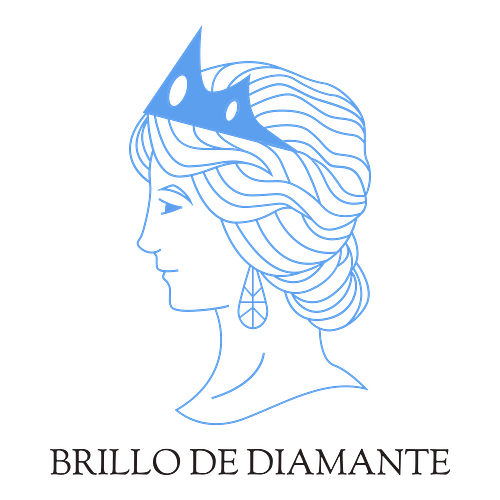 Logo para negocios de belleza de una empresa llamada Brillo de Diamante.
