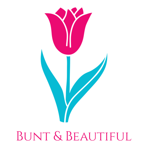 Ein Logo für einen Blumenladen namens Bunt & Beautiful.