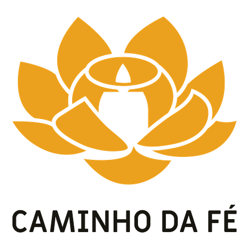 Logotipo para uma loja de artigos religiosos chamada Caminho da Fé.