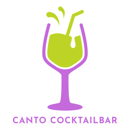 Un logo per un bar che si chiama Canto Cocktailbar.
