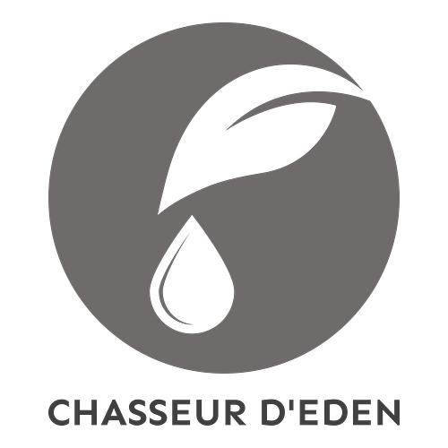 Un logo de parfumerie pour une entreprise appelée Un logo de parfumerie pour une entreprise appelée Chasseur d'Eden.