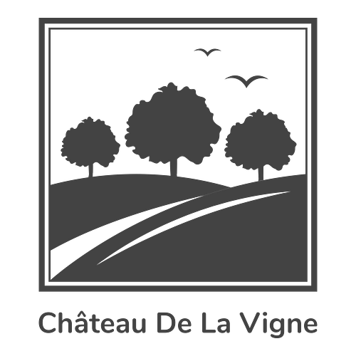 French logo for a business called Château de la Vigne.