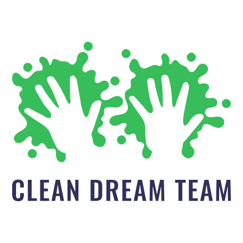 Ein Logo für eine Reinigungsfirma namens Clean Dream Team.