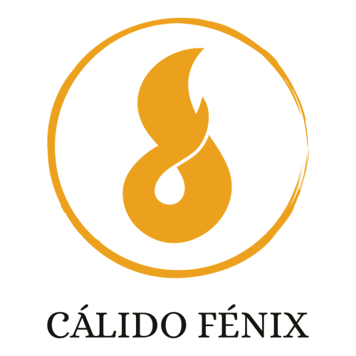 Logo para velas de una empresa llamada Cálido Fénix.