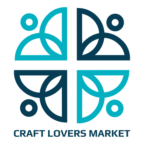 Ein Logo für einen Bastelladen namens Craft Lovers Market.