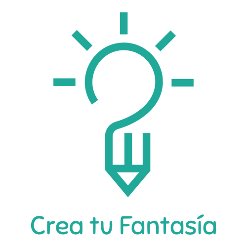 Logo para un negocio de manualidades de una empresa llamada Crea tu Fantasía.