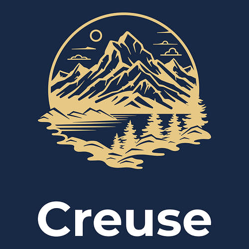 French logo for a business called Creuse.