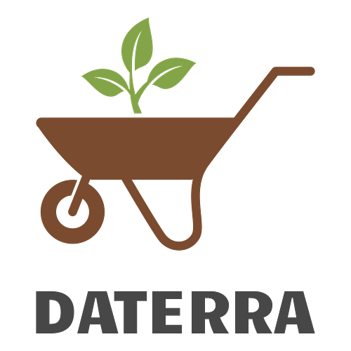 Logotipo para uma empresa agrícola chamada Daterra.