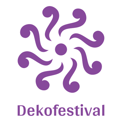 Ein Logo für einen Dekoladen namens Dekofestival.