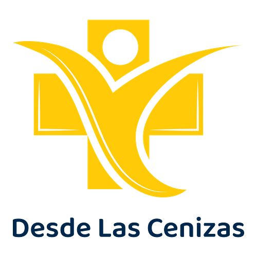 Logo cristiano de una empresa llamada Desde las Cenizas.