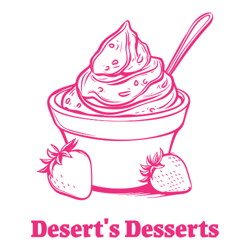 Arabic logo for a business called Desert's Desserts.