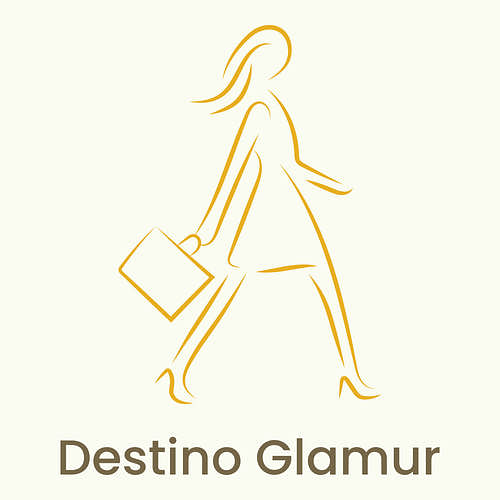 Logo para negocios de belleza de una empresa llamada Destino Glamour.