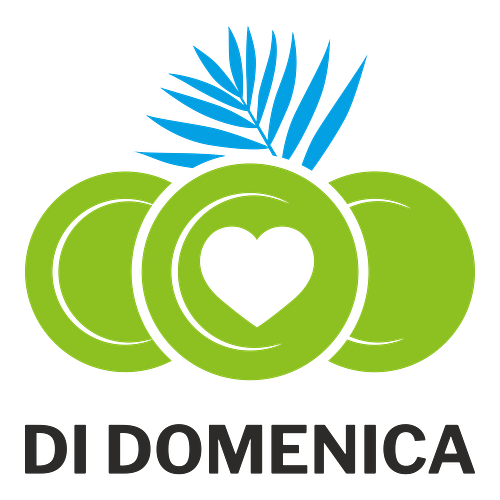 Un logo per un ristorante italiano che si chiama Di Domenica.