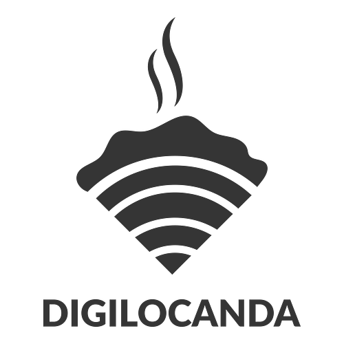 Un logo per un ristorante che si chiama Digilocanda.