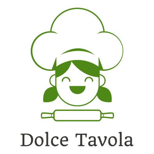 Un logo per un ristorante italiano che si chiama Dolce Tavola.