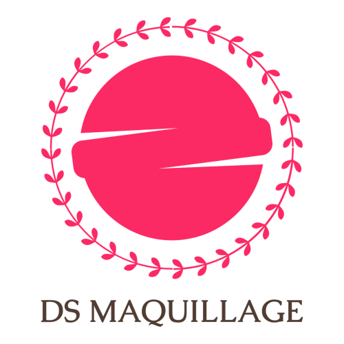 Un logo de cosmétique pour une entreprise appelée DS Maquillage.