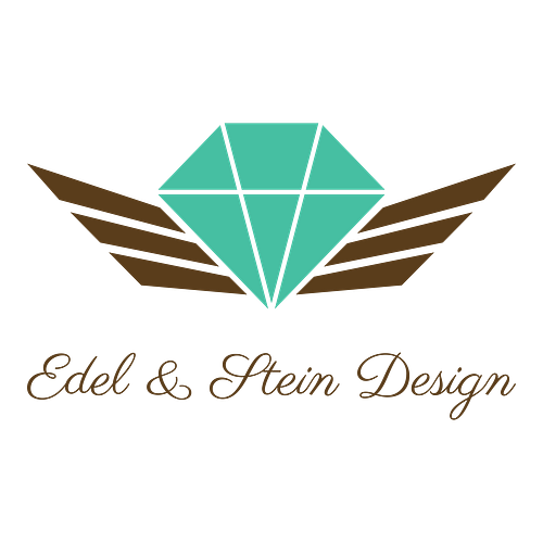 Ein Logo für ein Juweliergeschäft namens Edel & Stein Design.