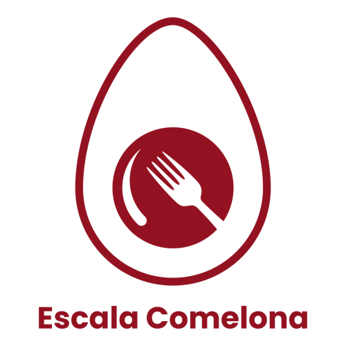 Logo para podcast llamado Escala Comelona.