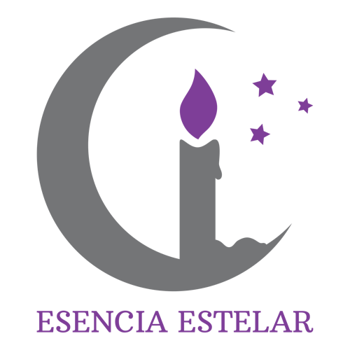 Logo para velas de una empresa llamada Esencia Estelar.