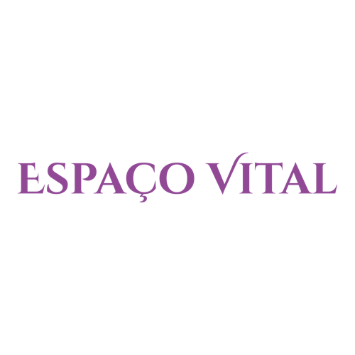 Logotipo para uma clínica de massagem chamada Espaço Vital.