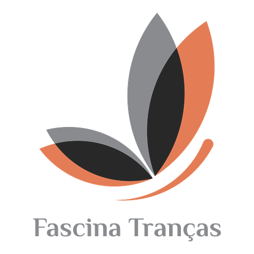 Logotipo para um serviço de tranças de cabelo chamado Fascina Tranças.