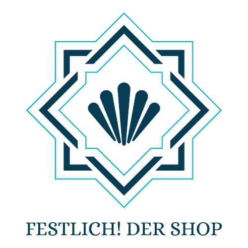 Ein Logo für einen Dekoladen namens Festlich! Der Shop.