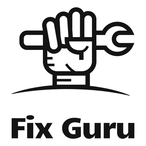 Random logo for a business called Fix Guru.
