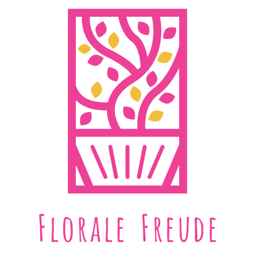 Ein Logo für einen Blumenladen namens Florale Freude.
