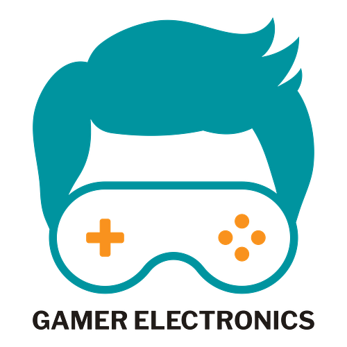 Electronics logo for a business called Gamer Electronics.