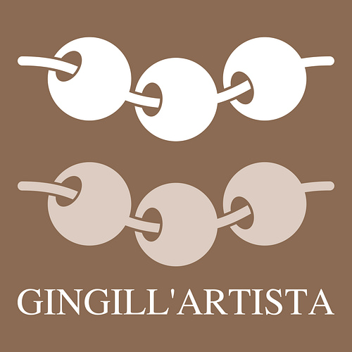 Un logo per un’attività artigianale che si chiama Gingill'Artista.