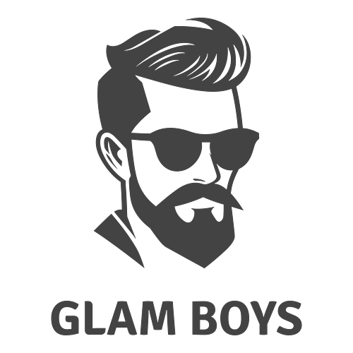 Logo para negocios de belleza de una empresa llamada Glam Boys.