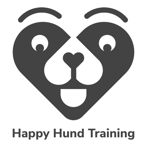 Ein Logo für eine Hundeschule namens Happy Hund Training.