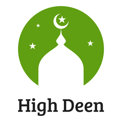 Islamic logo for a business called High Deen.
