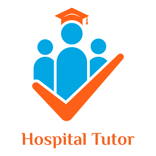 Random logo for a business called Hospital Tutor.