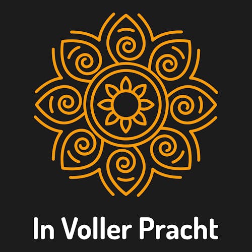 Ein Logo für einen Blumenladen namens In voller Pracht.