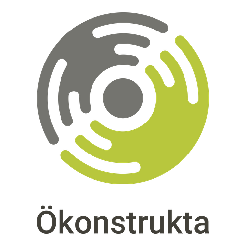 Ein Logo für ein Bauunternehmen namens Ökonstrukta.