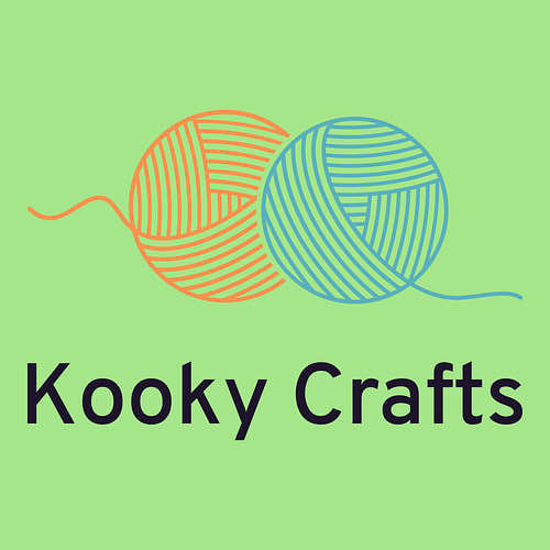 Cute logo for a business called Kooky Crafts