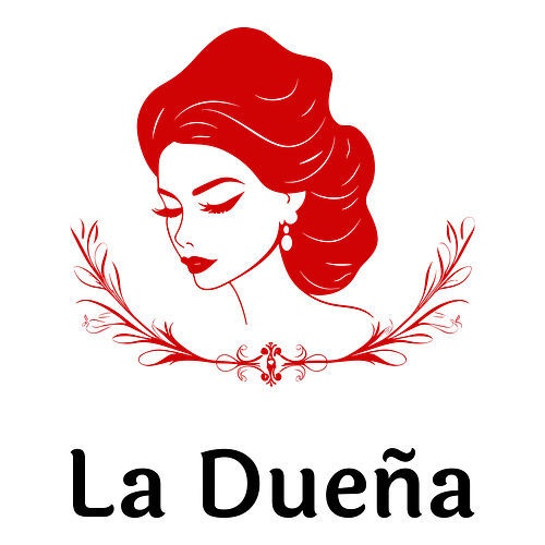 Logo para negocios de belleza de una empresa llamada La Dueña.