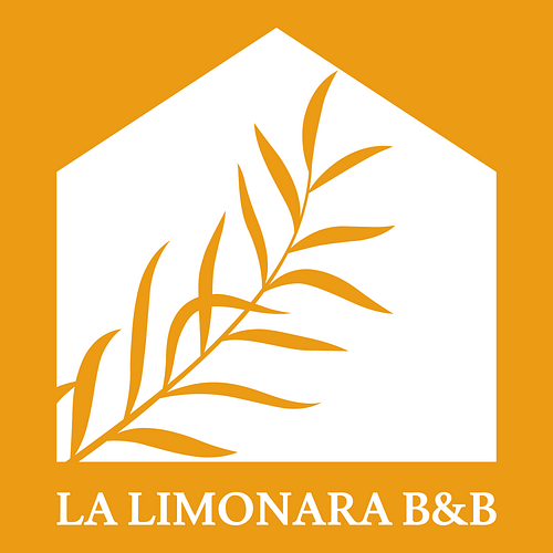 Un logo per un bed and breakfast che si chiama La Limonara B&B.