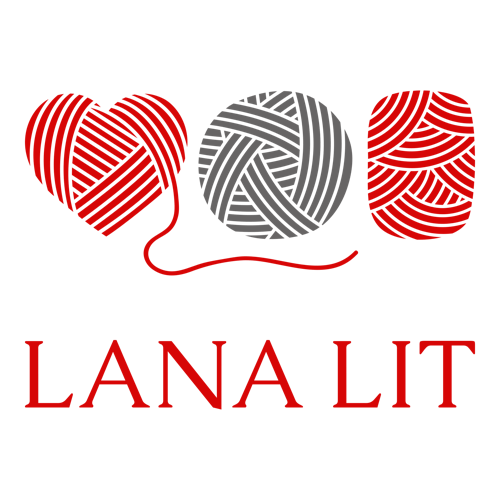 Logo para un negocio de manualidades de una empresa llamada Lana Lit.