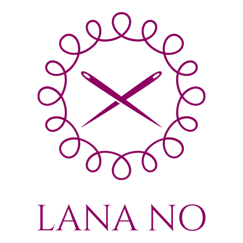 Logo para un negocio de manualidades de una empresa llamada Lana No.