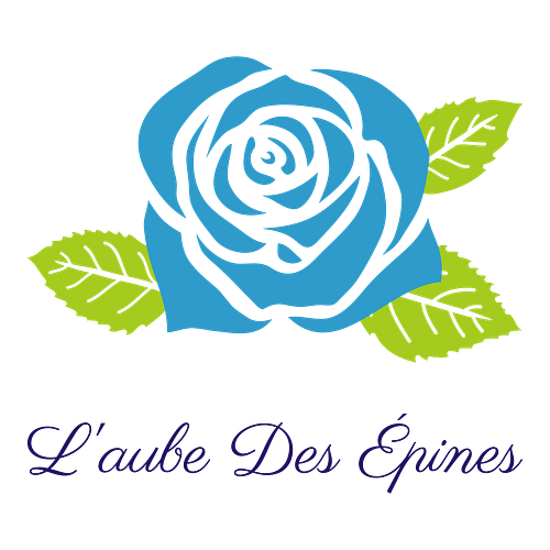 Un logo de parfumerie pour une entreprise appelée Un logo de parfumerie pour une entreprise appelée L'Aube des Épines.