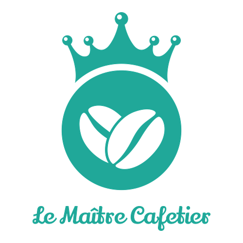 Un logo de café pour une entreprise appelée Le Maître Cafetier.