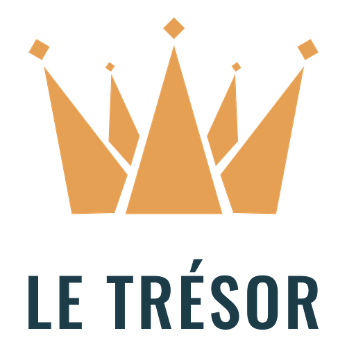 French logo for a business called Le Trésor.